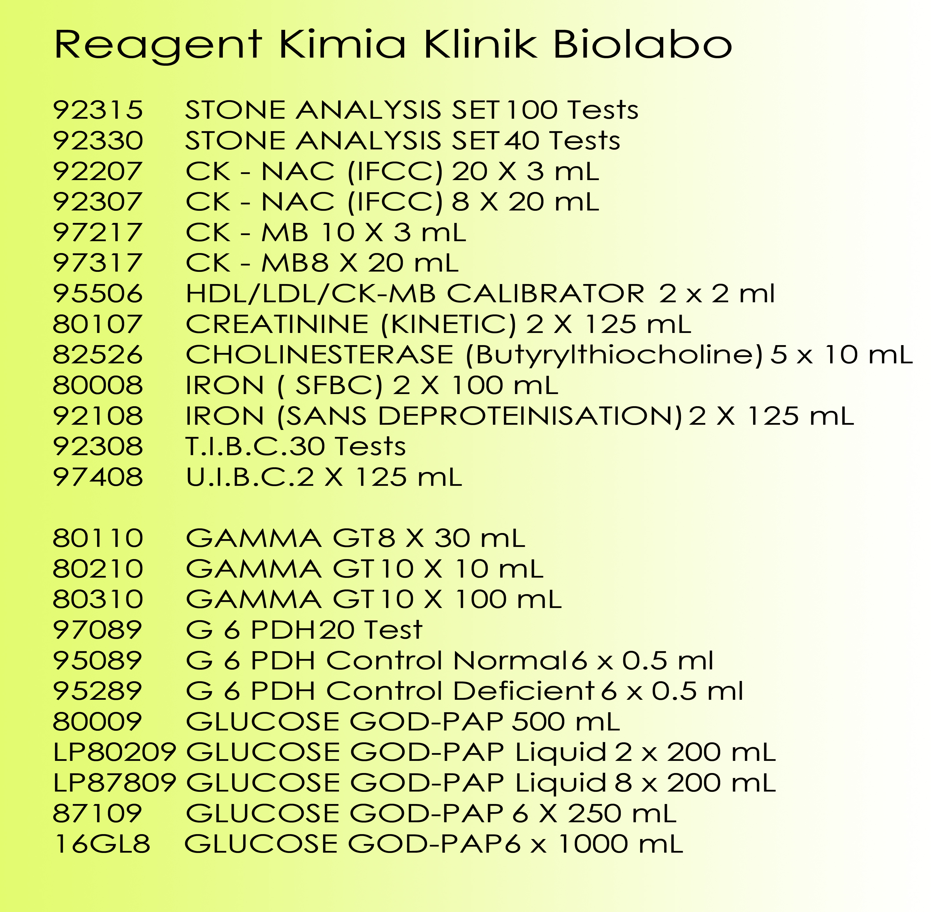 Daftar Reagen Biolabo-3