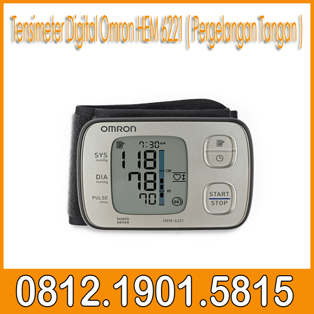 Tensimeter Digital Omron HEM 6221 ( Pergelangan Tangan )