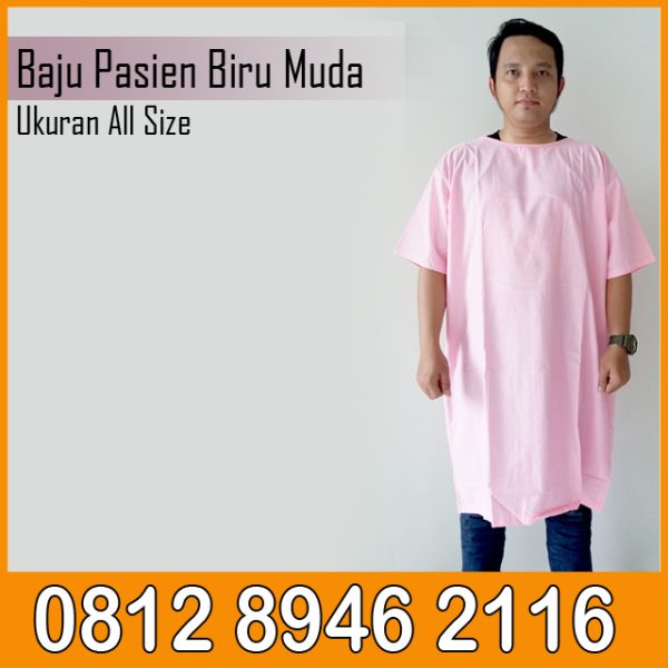 Baju Pasien Pink Muda