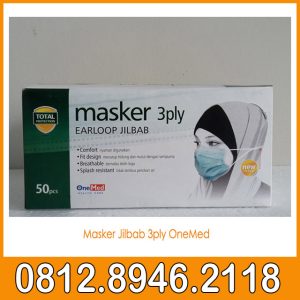 Masker Jilbab 3ply OneMed