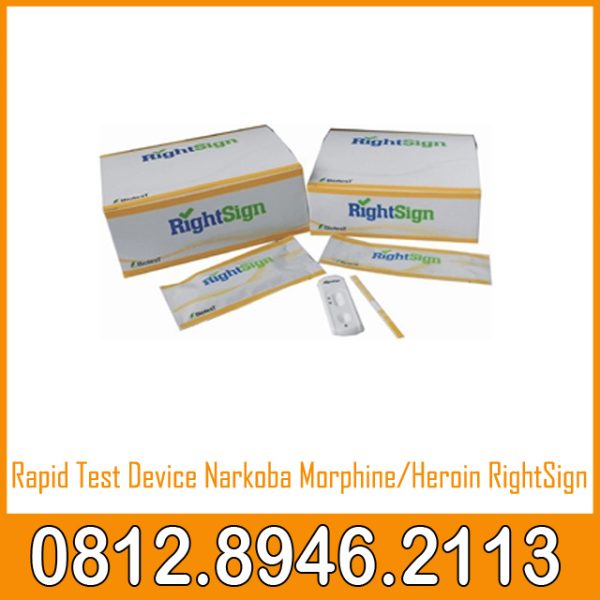 Rapid Test Device Narkoba Morphine Heroin RightSign