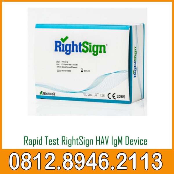 Rapid Test RightSign HAV IgM Device