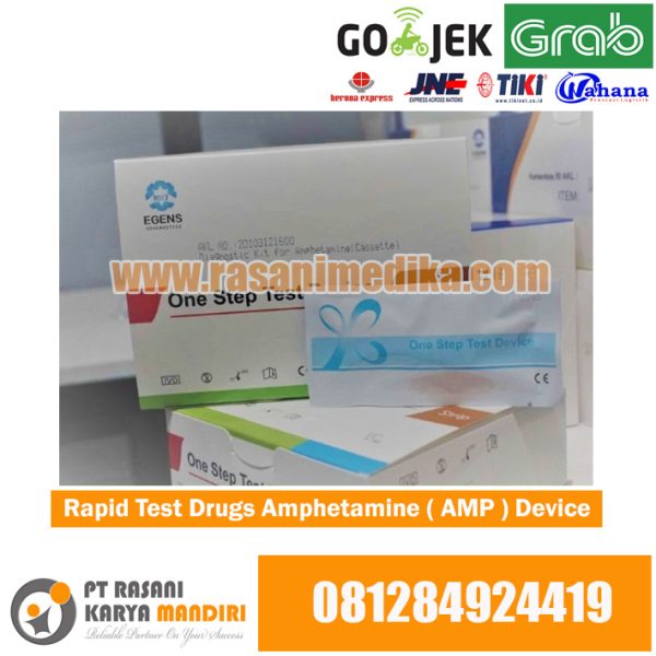 Rapid test kit drugs narkoba narkotika napza Aphetamine AMP Device Isi 25 Alat Tes Cassette Harga Murah